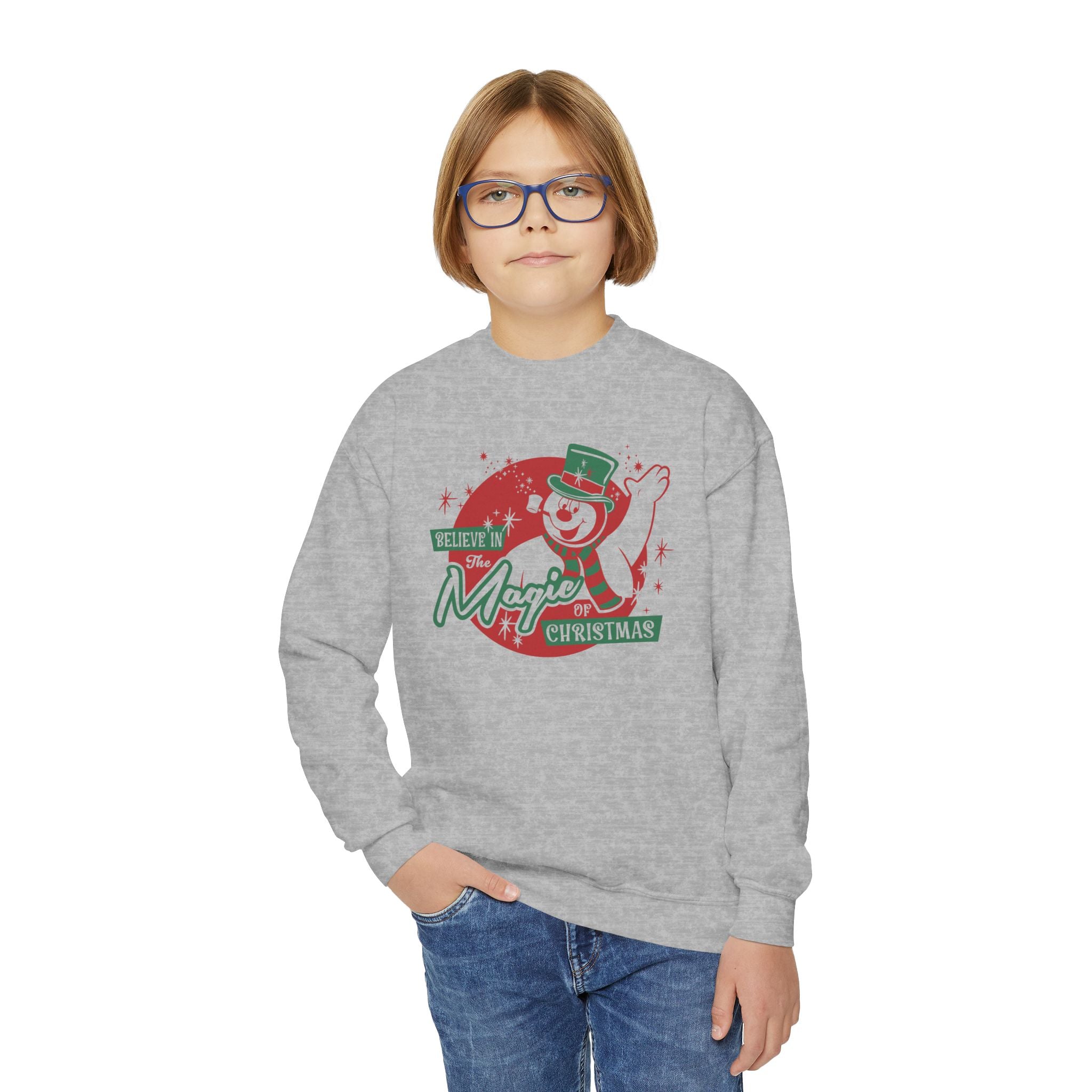 Youth Believe in the Magic Crewneck Fleece
