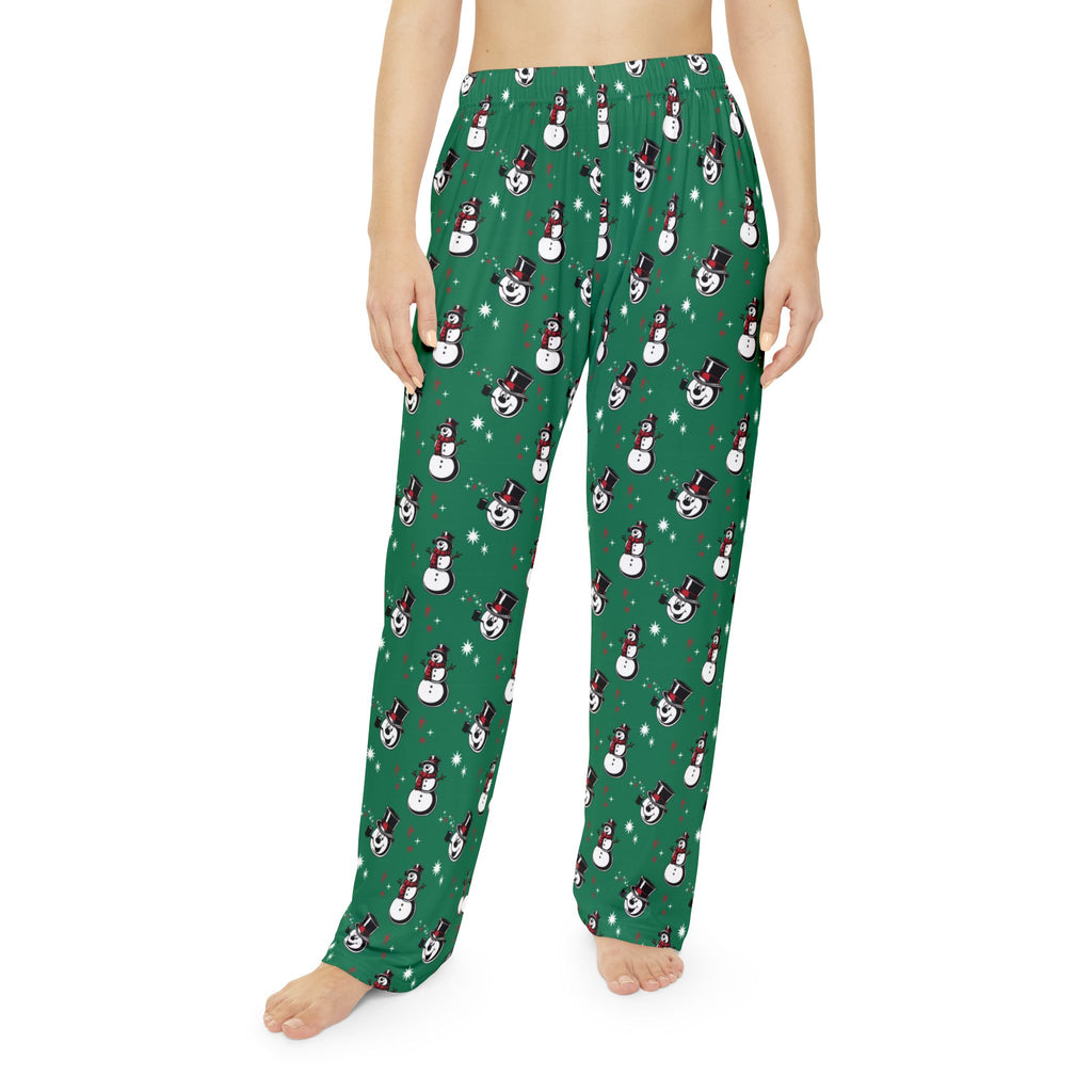 Womens Believe in the Magic Snowman PJ Pants