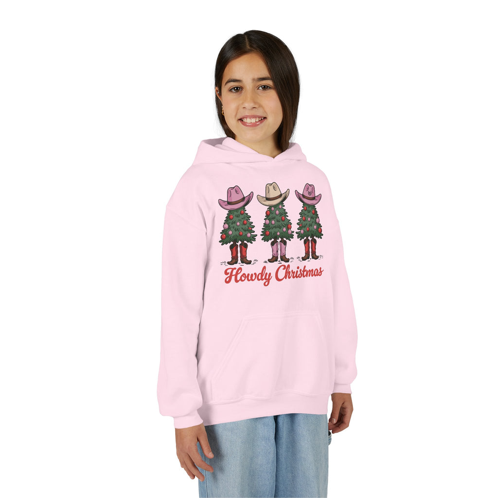 Youth Howdy Christmas Fleece Hoodie
