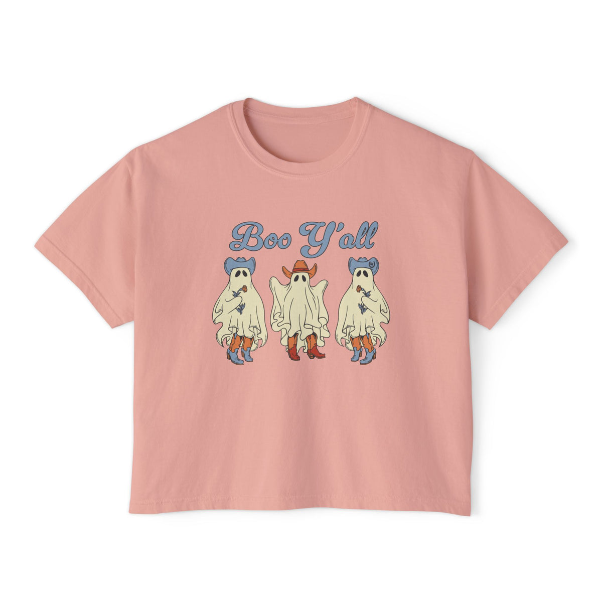 Boo Y'all Boxy Crop Tee