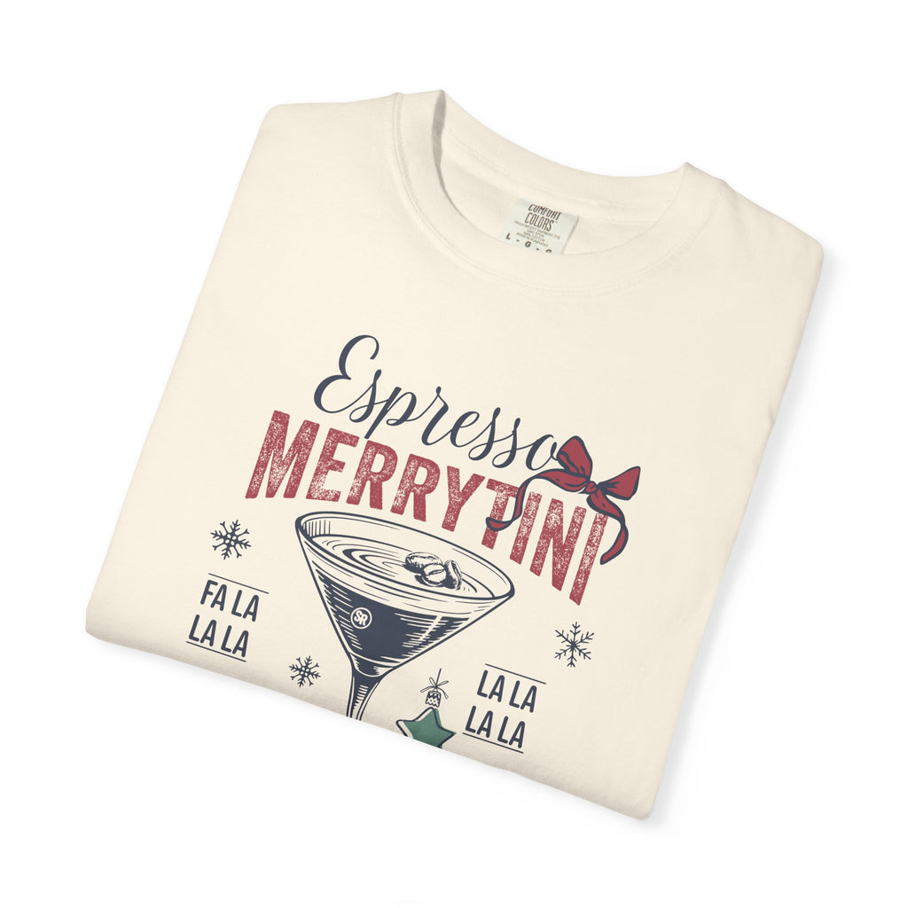 Espresso Merrytini Garment Dyed Tee