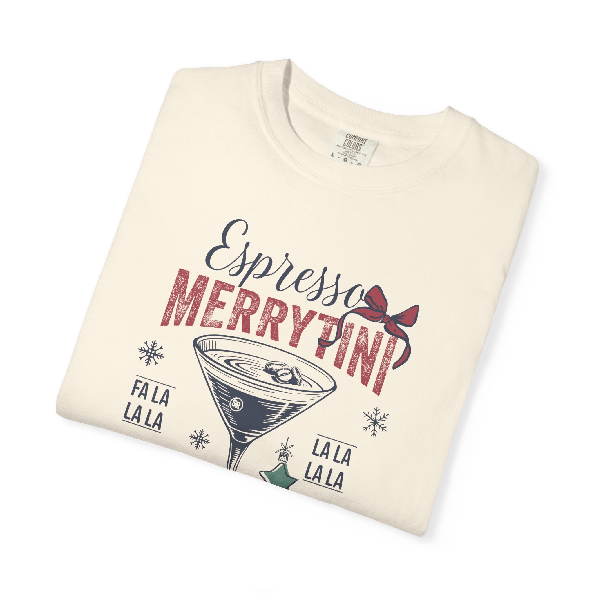 Espresso Merrytini Garment Dyed Tee