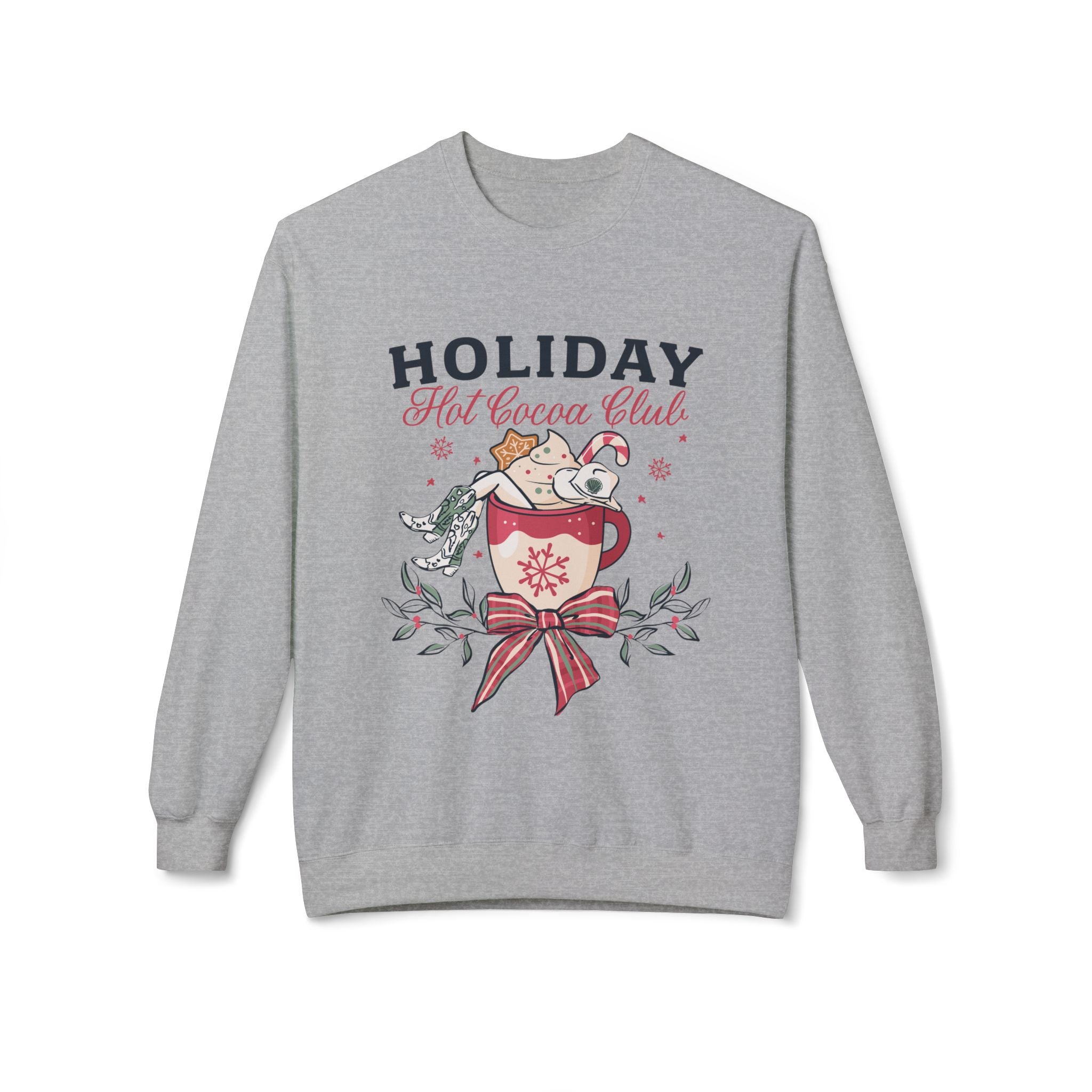 Hot Cocoa Club Crewneck Fleece