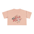 DECK THE HALLS BOXY CROP TEE