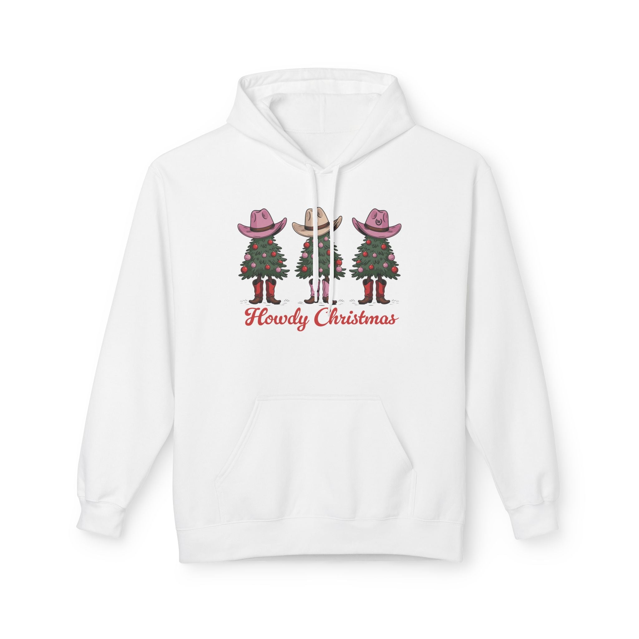 Howdy Christmas Unisex Fleece Hoodie