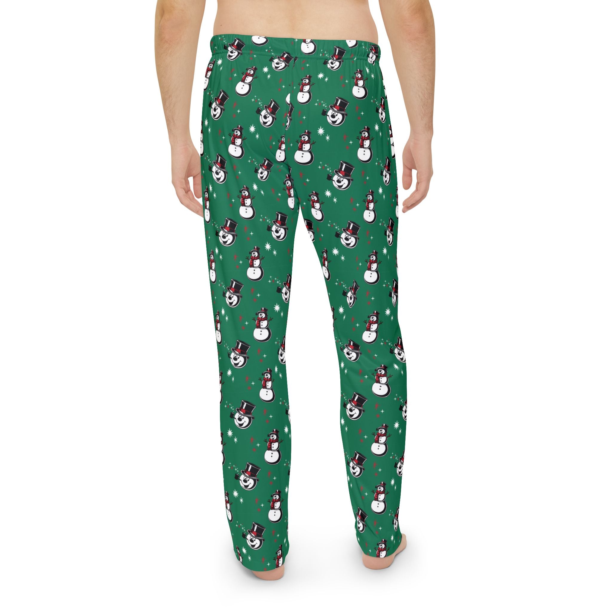 Mens Believe in the Magic Snowman PJ Pants