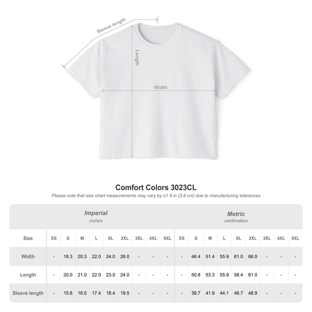 Boo Y'all Boxy Crop Tee