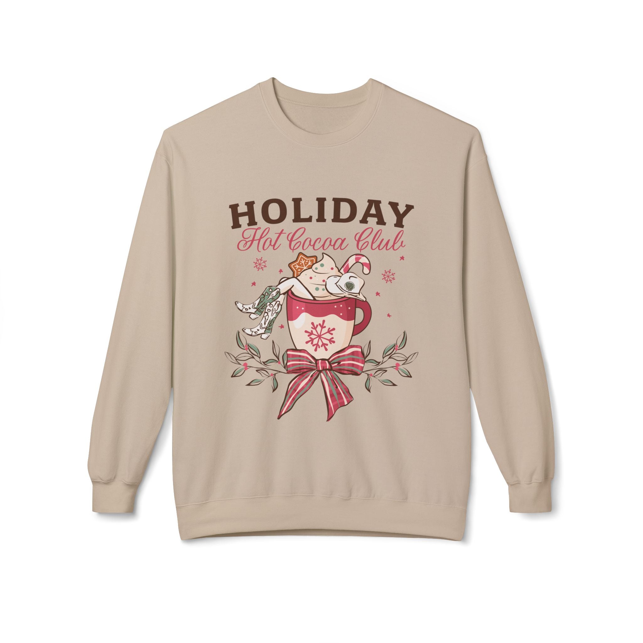 Hot Cocoa Club Crewneck Fleece