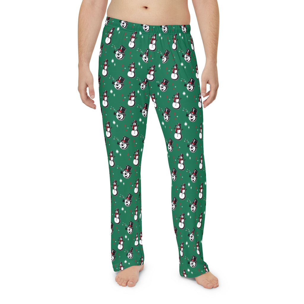 Mens Believe in the Magic Snowman PJ Pants