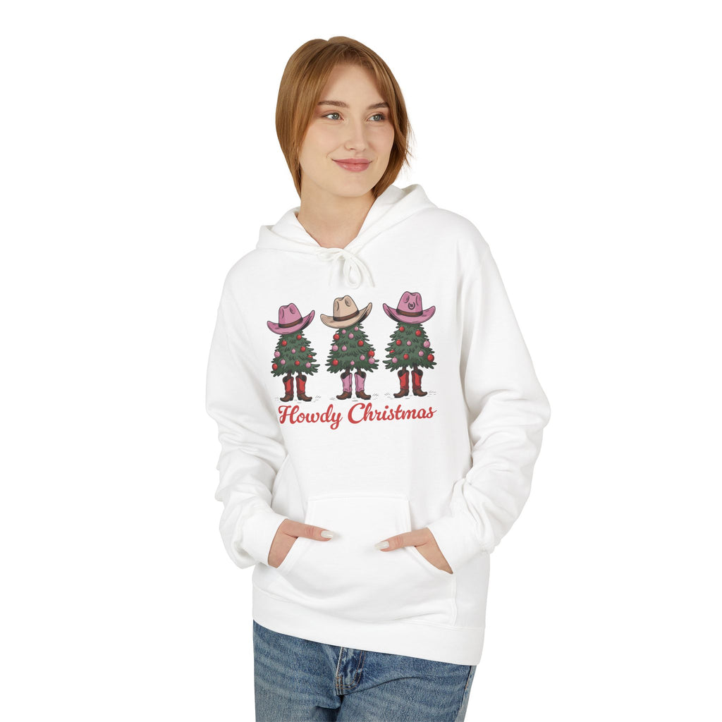 Howdy Christmas Unisex Fleece Hoodie