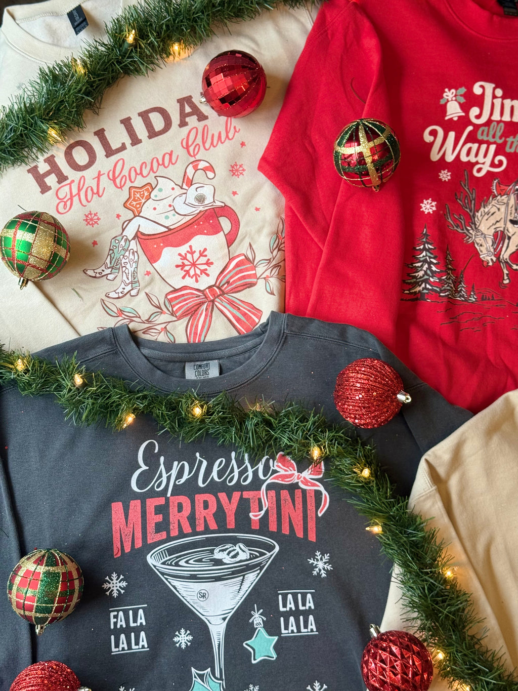 Hot Cocoa Club Crewneck Fleece