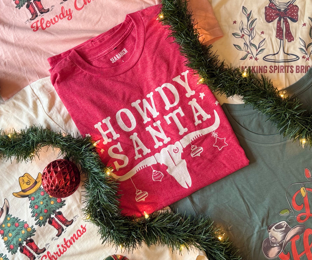 Howdy Santa Unisex Tee