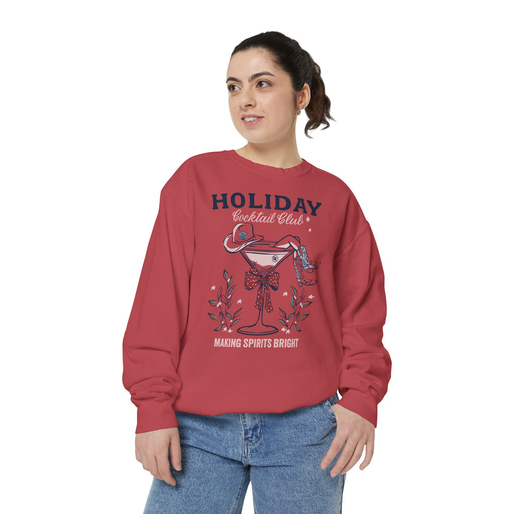 Holiday Cocktail Club Garment Dyed Fleece
