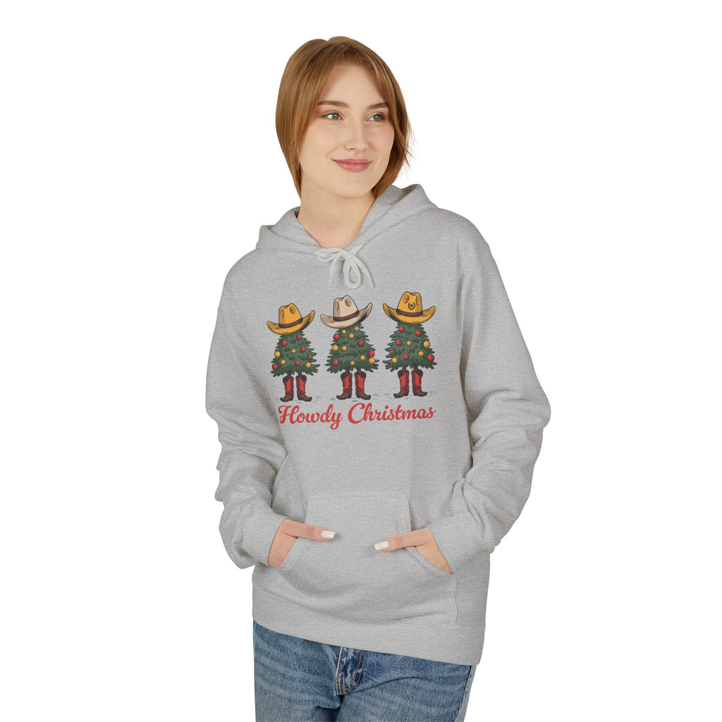 Howdy Christmas Unisex Fleece Hoodie