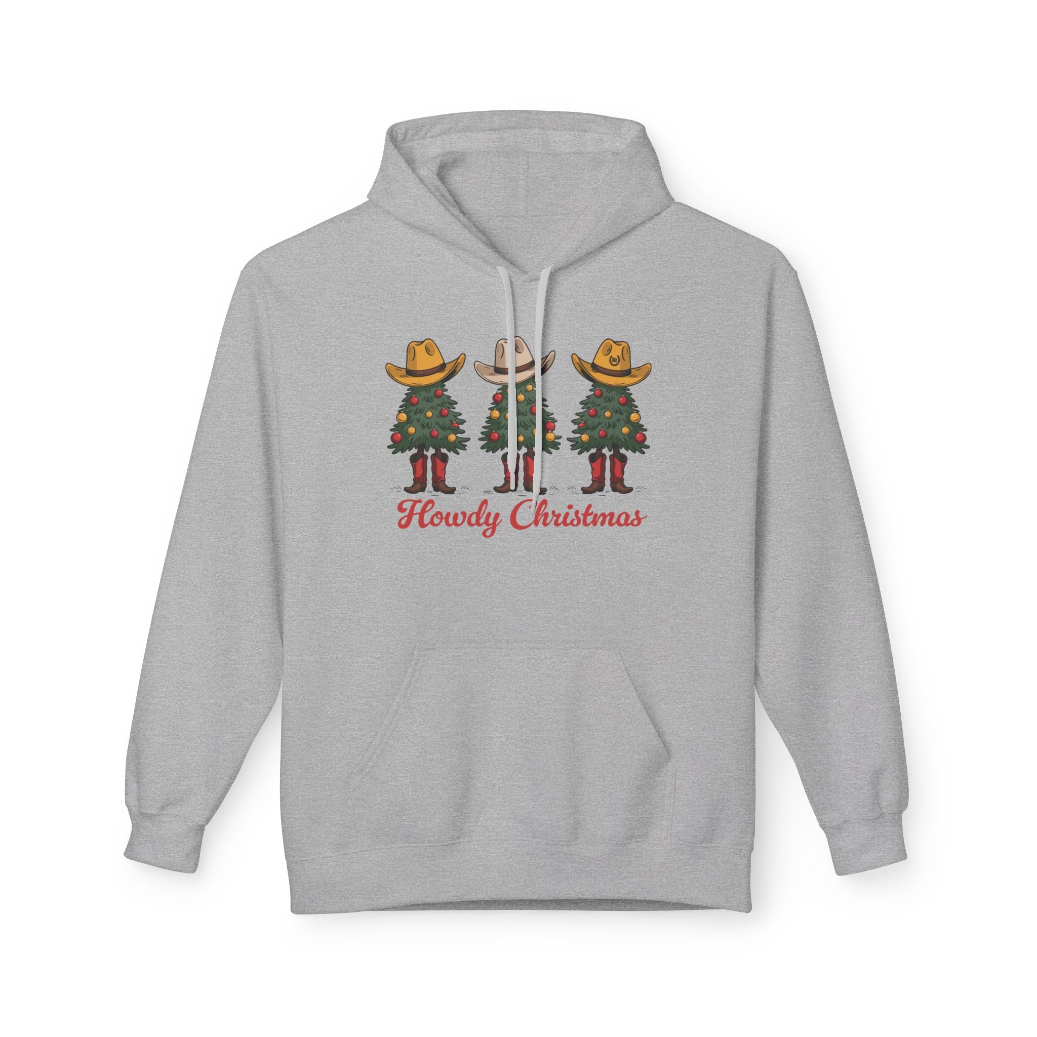 Howdy Christmas Unisex Fleece Hoodie