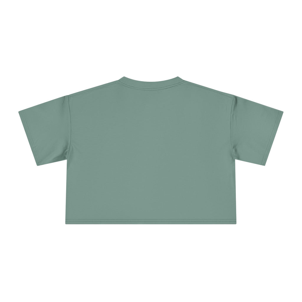 DECK THE HALLS BOXY CROP TEE