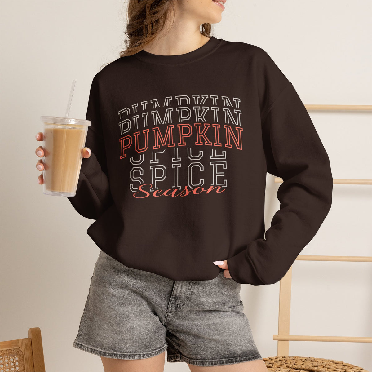 Pumpkin Spice Season Crewneck Sweatshirt