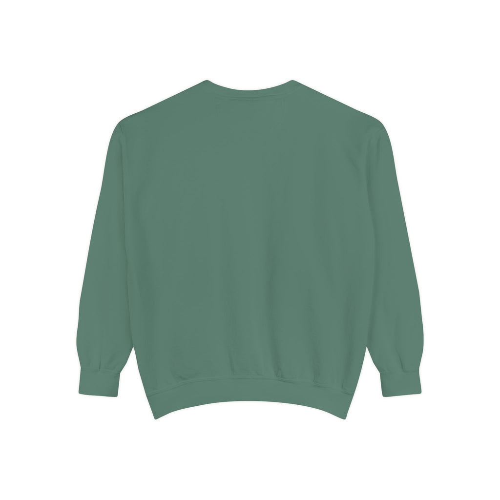 Espresso Merrytini Garment Dyed Crewneck Fleece