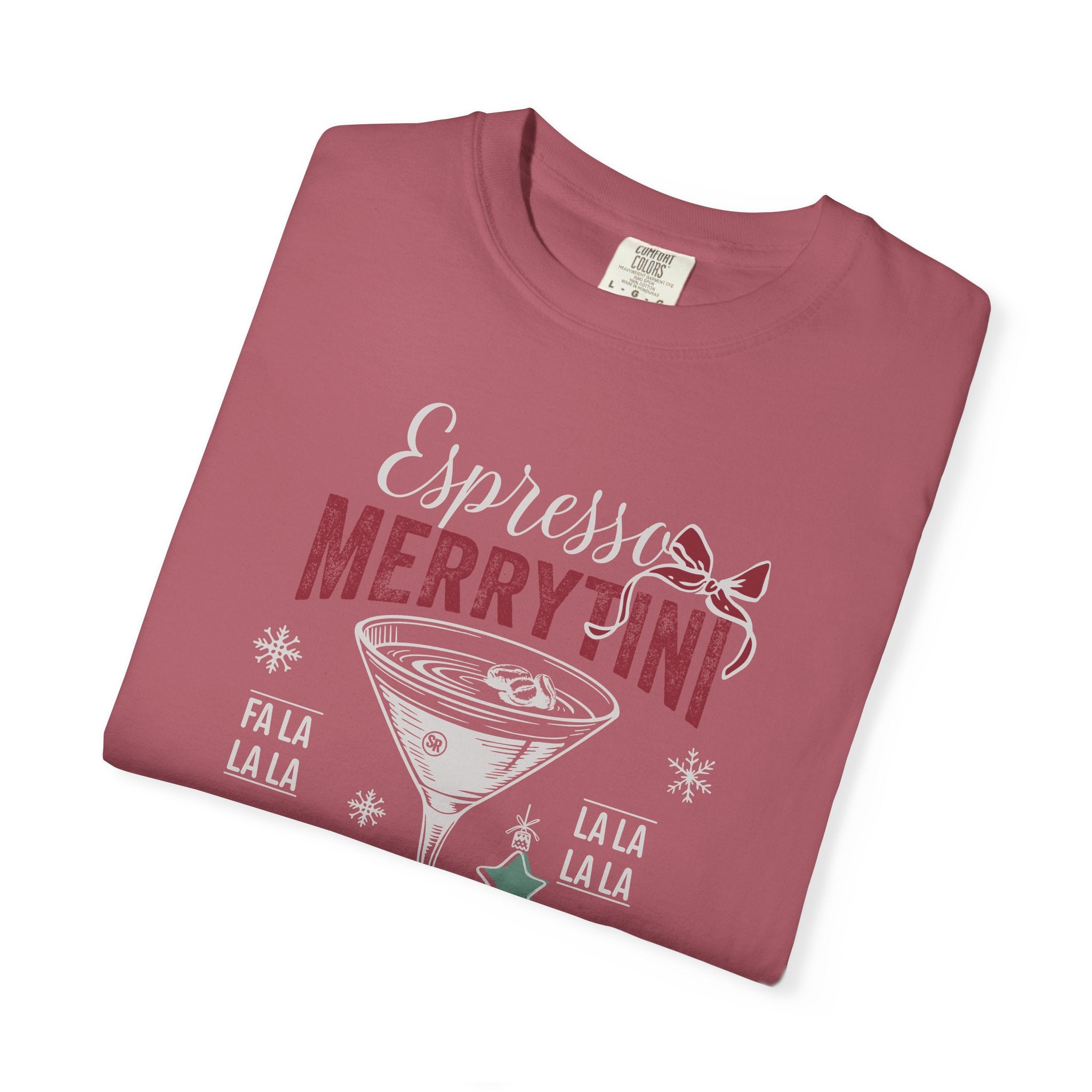 Espresso Merrytini Garment Dyed Tee