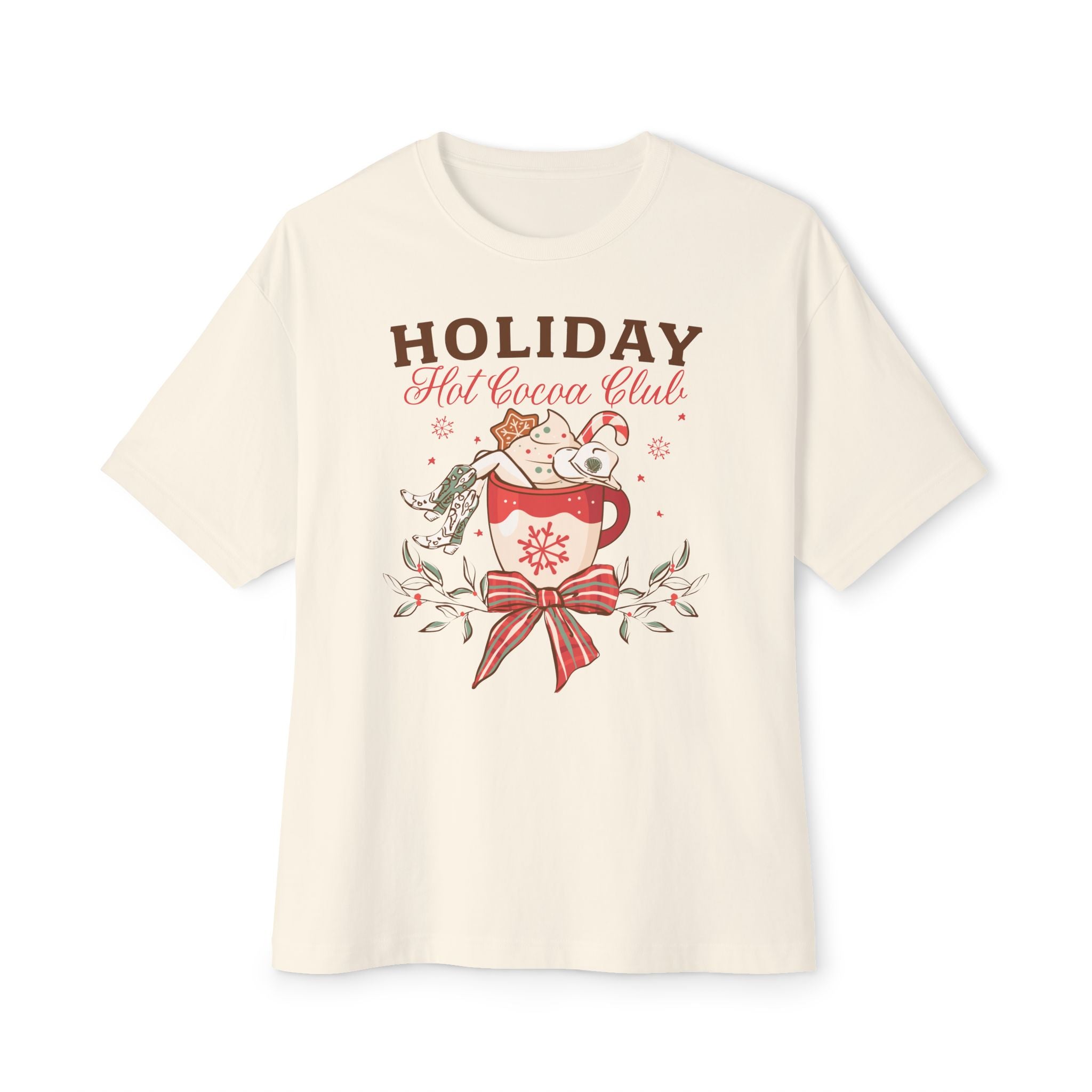 Hot Cocoa Club Oversized Tee