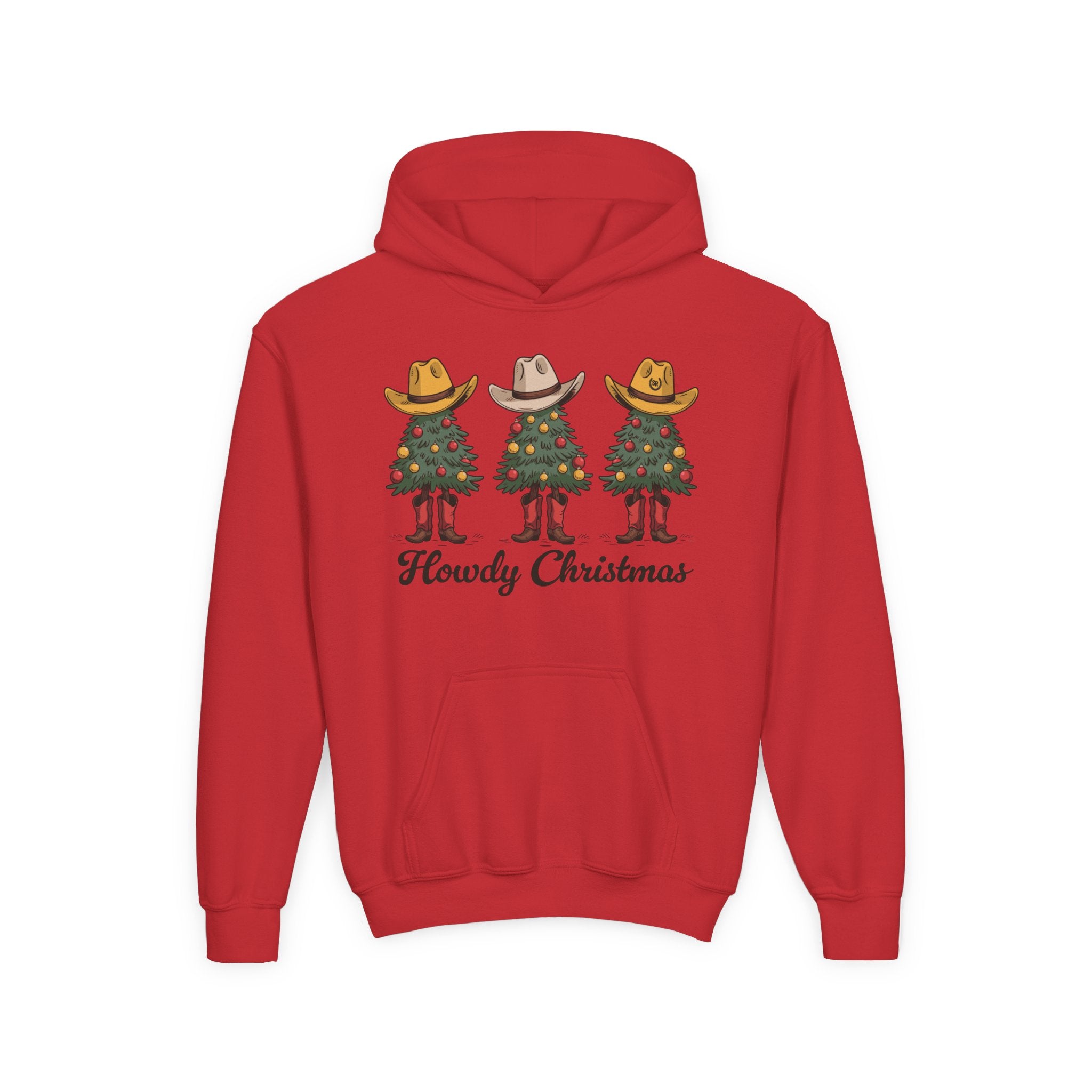 Youth Howdy Christmas Fleece Hoodie