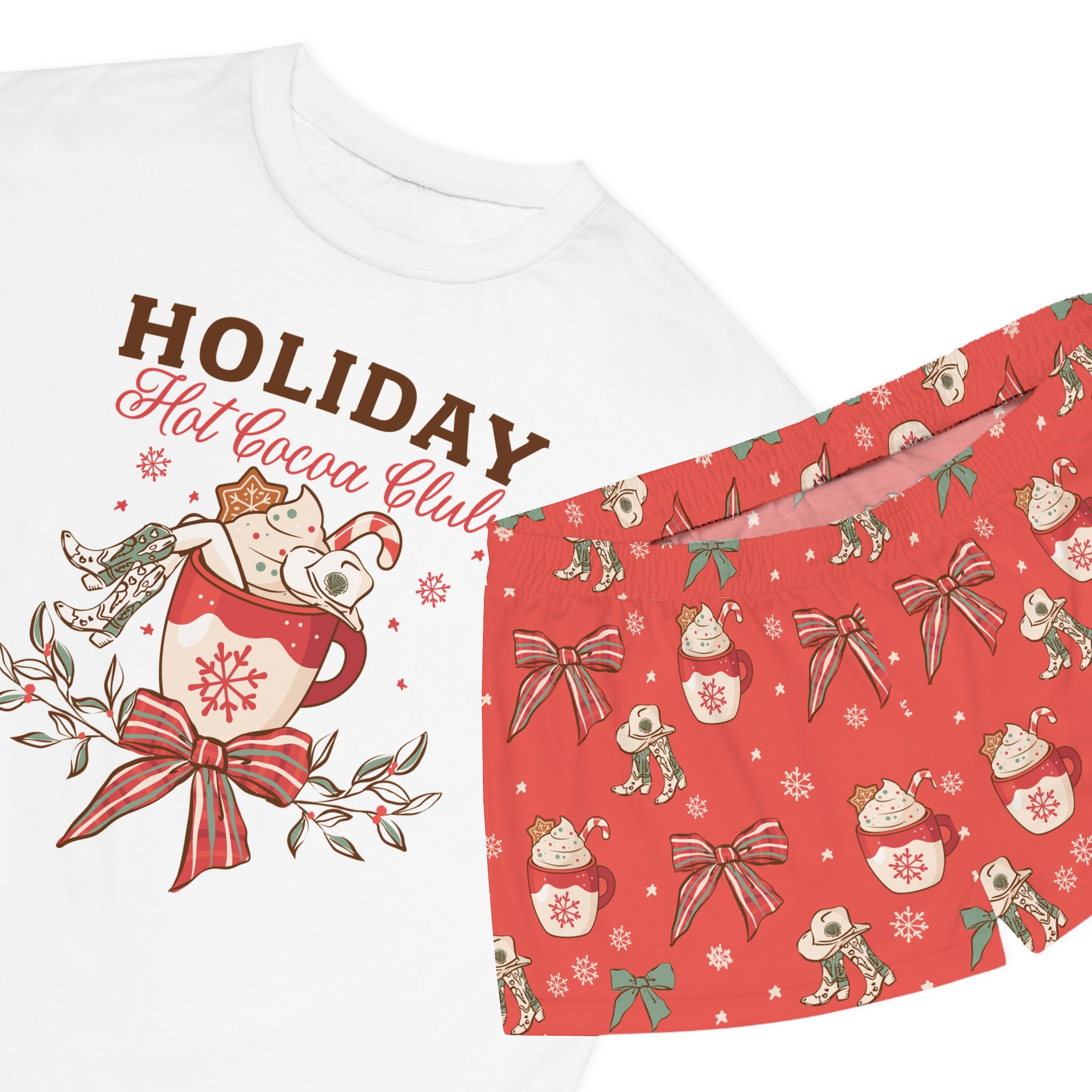 Hot Cocoa Club Women's Short Pajama Set