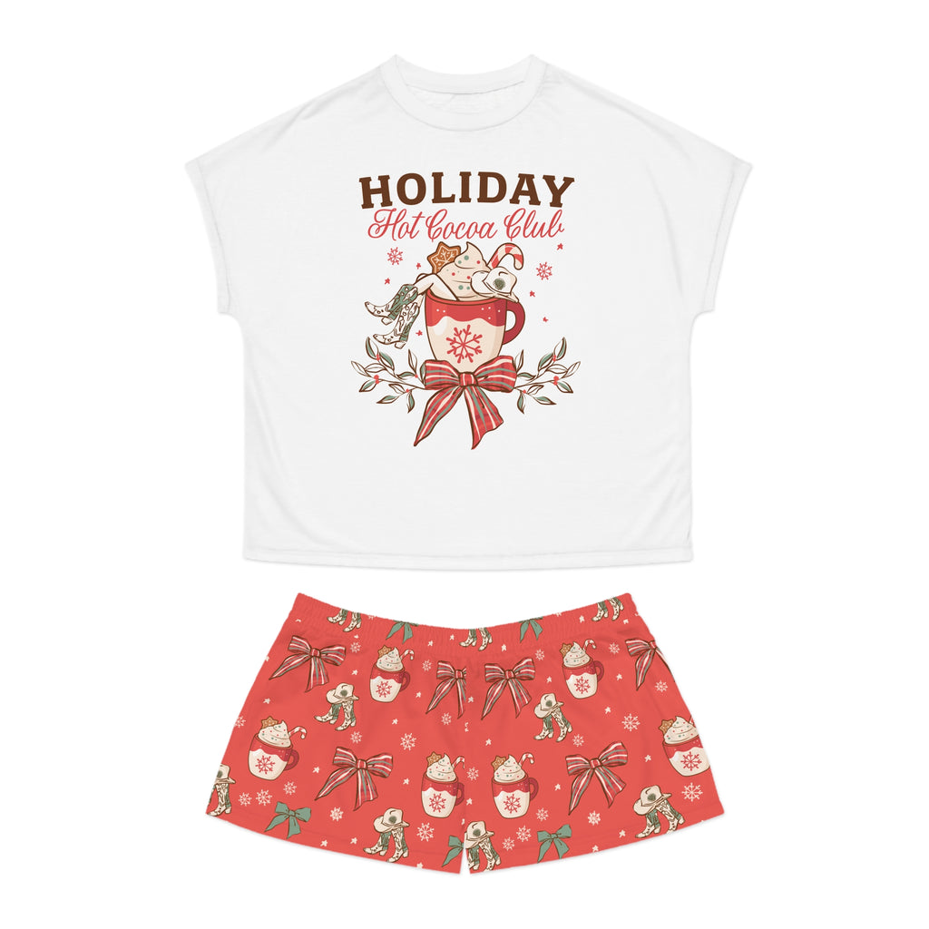 Hot Cocoa Club Women's Short Pajama Set