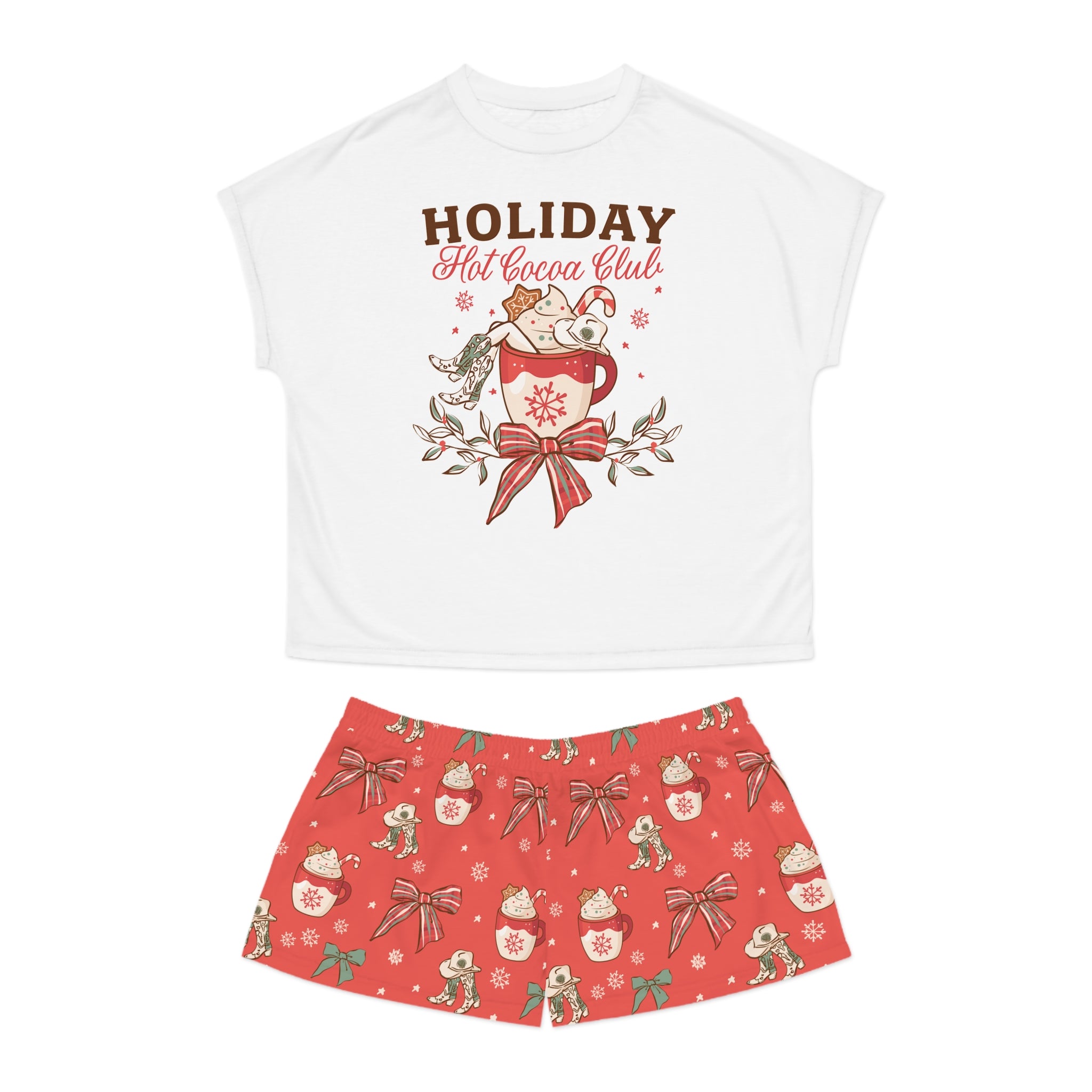 Hot Cocoa Club Women's Short Pajama Set