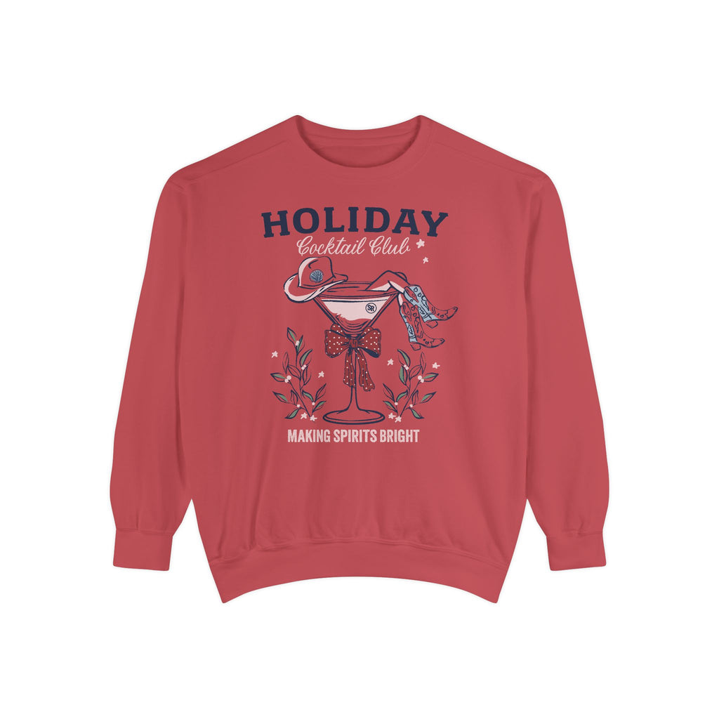 Holiday Cocktail Club Garment Dyed Fleece