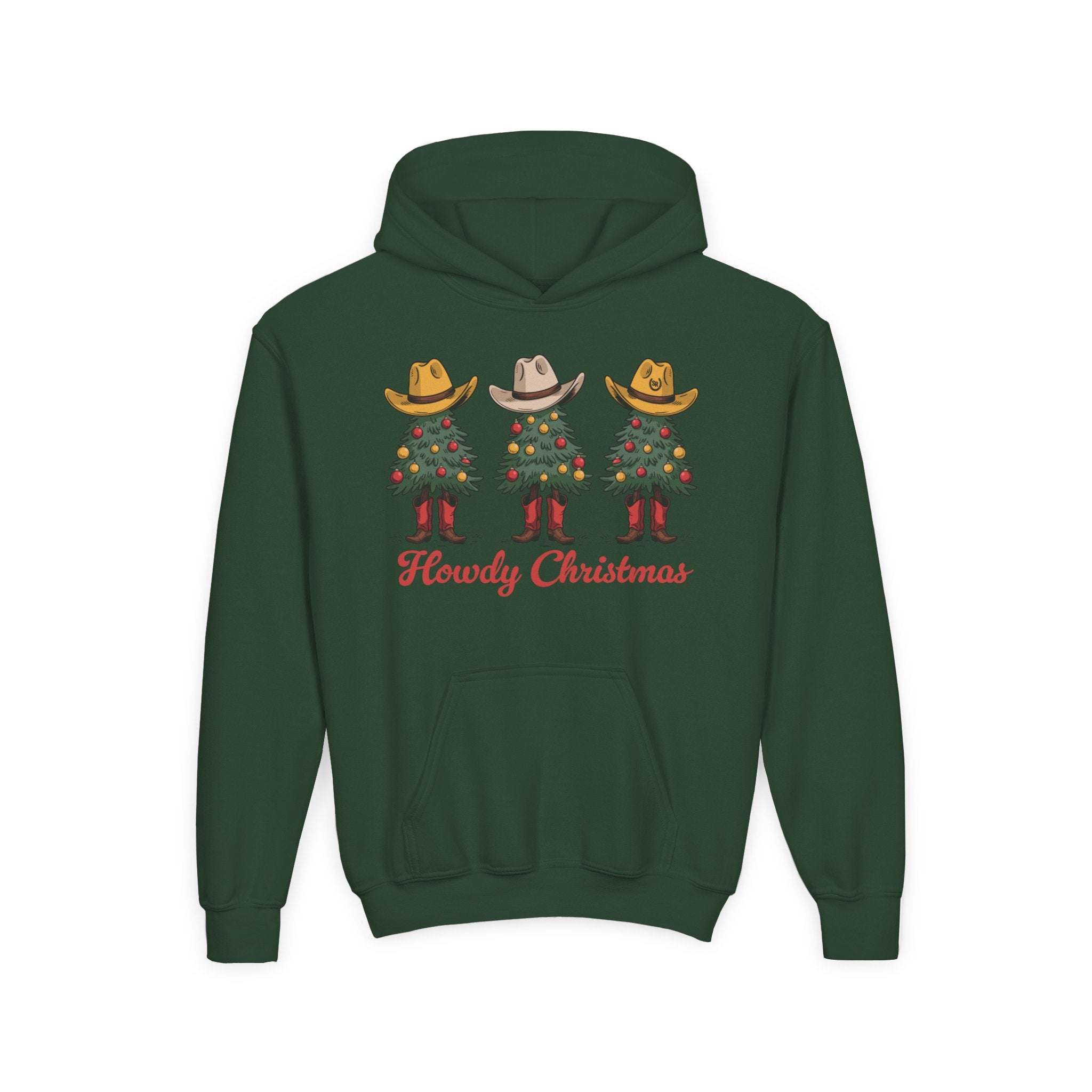 Youth Howdy Christmas Fleece Hoodie