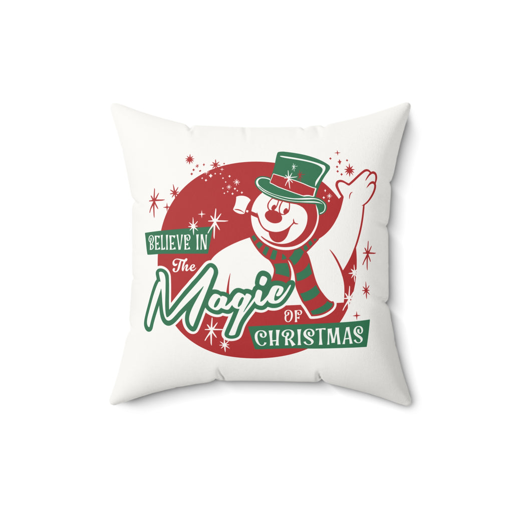 Believe in the Magic Faux Suede Pillow